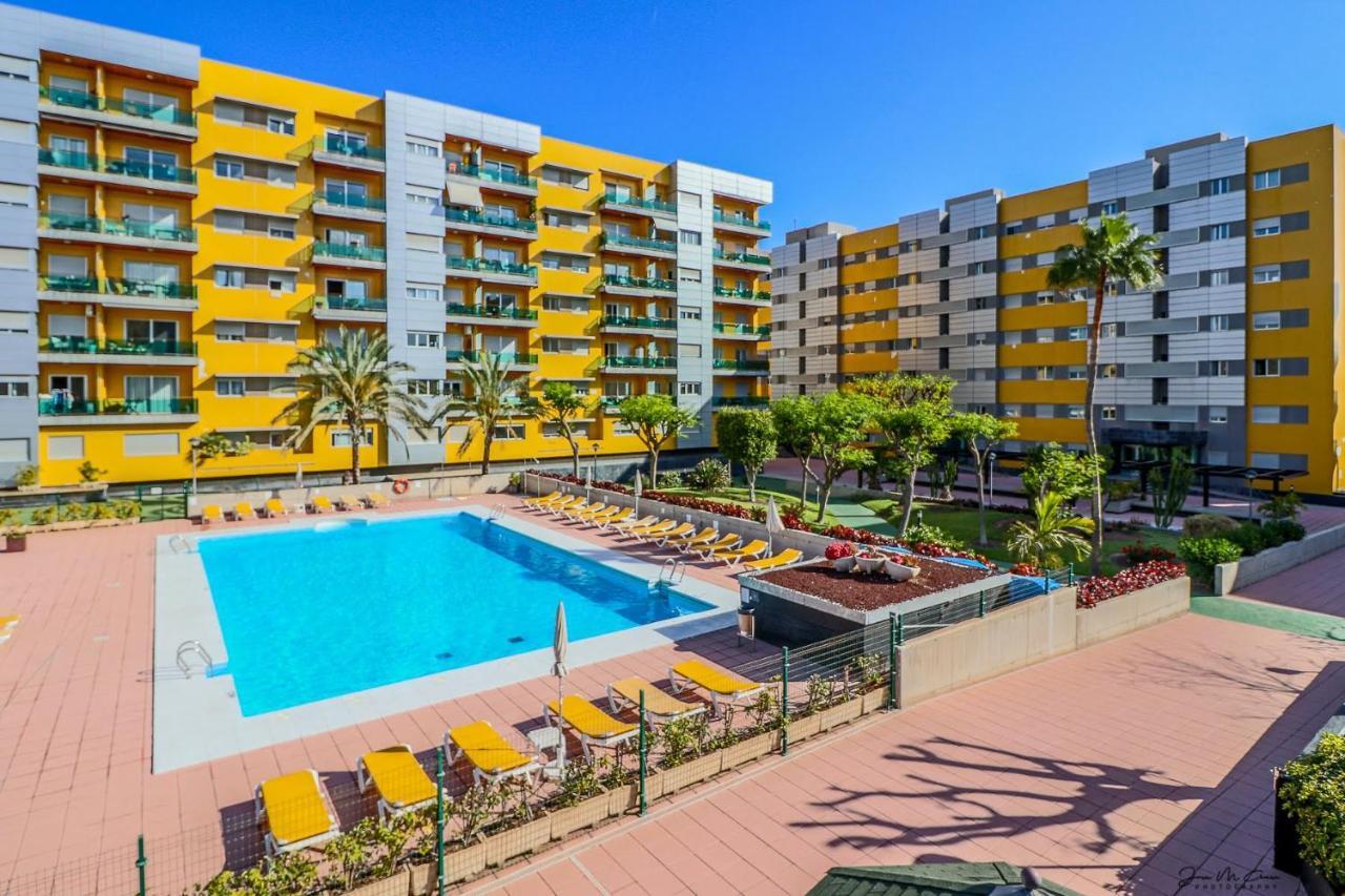 Flatguest Ramblas Golf 6C - Parking + Pool + Gym ลาสปัลมาส เด กรานคานาเรีย ภายนอก รูปภาพ